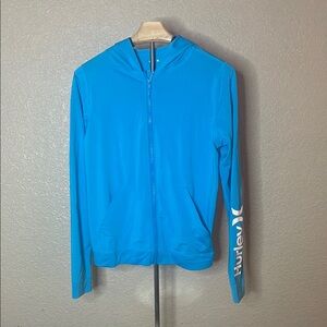 Hurley Vibrant Blue Hoodie with Logo